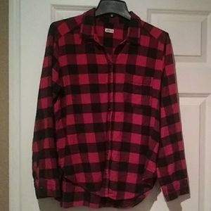 Plaid flannel shirt